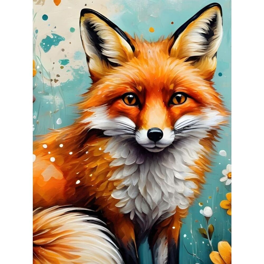 Custom Large Fridge Magnet Orange Fox Kitchen Home Decor
